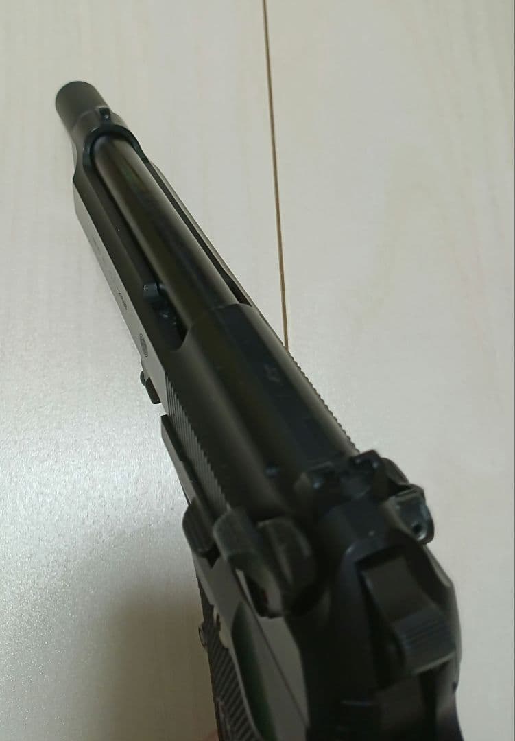 【中古品】東京マルイ ガスガン「M92Fミリタリーモデル」ロングバレル＋マズル