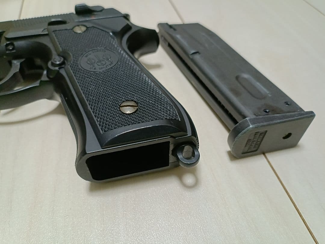 【中古品】東京マルイ ガスガン「M92Fミリタリーモデル」ロングバレル＋マズル