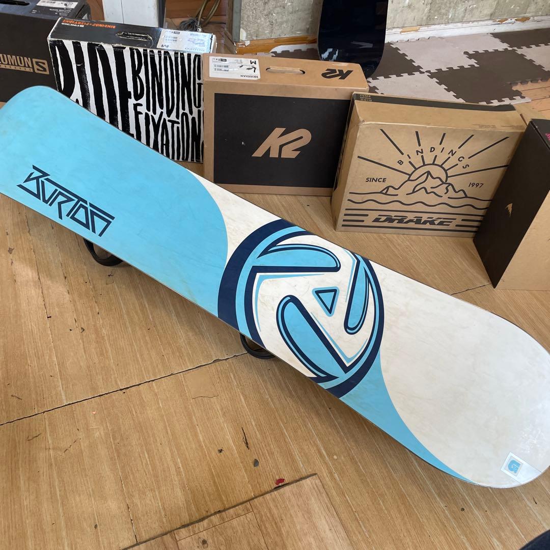 BURTON×ZUMA　バートン　未使用バイン付きスノーボードセット
