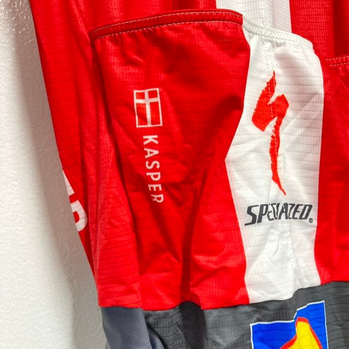 選手支給品 ドゥクーニンククイックステップ デンマークチャンプ ロードスーツ