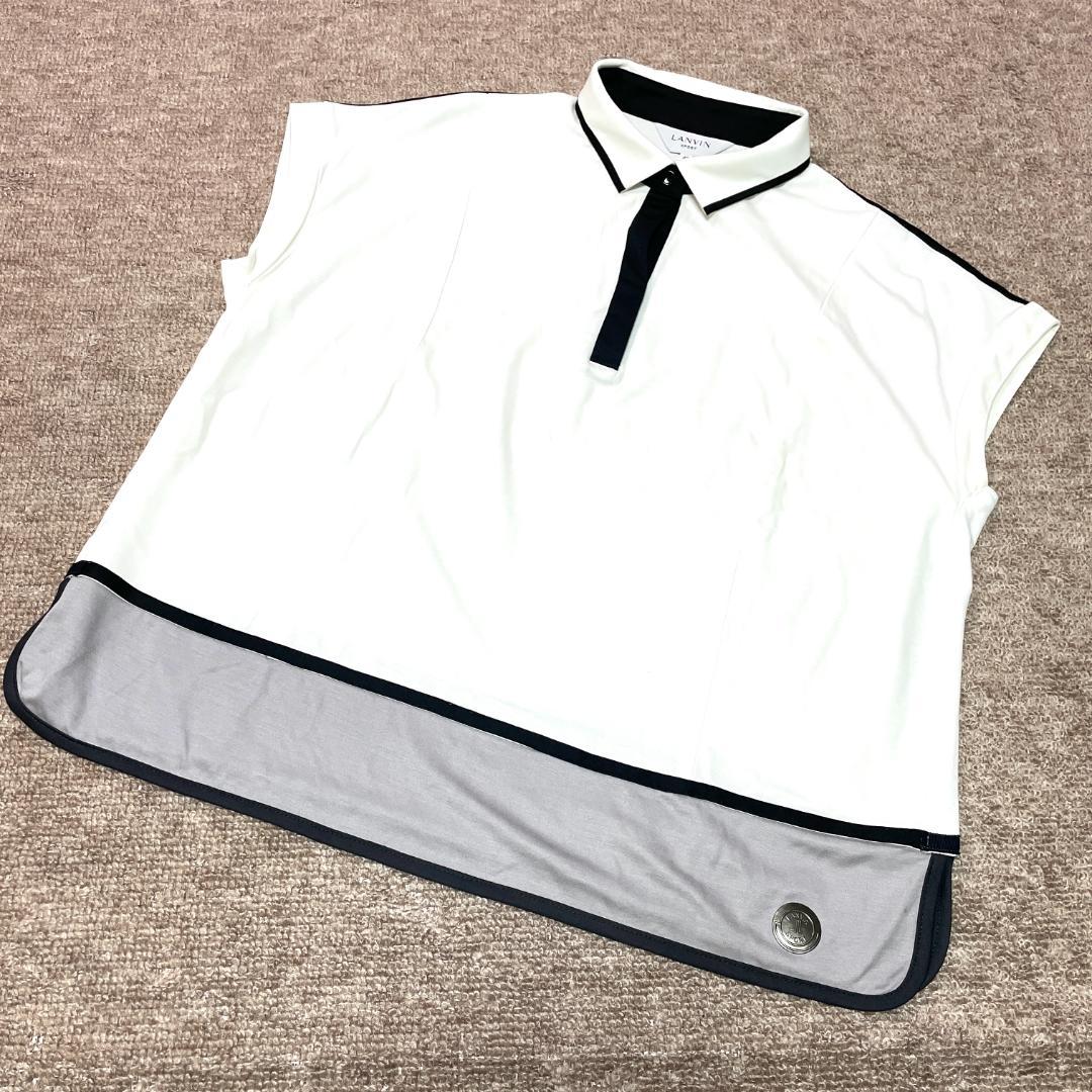 【フォロー割】 美品 ランバンスポール ノースリーブシャツ サイズ42