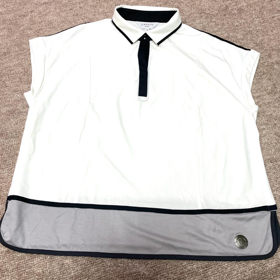 【フォロー割】 美品 ランバンスポール ノースリーブシャツ サイズ42