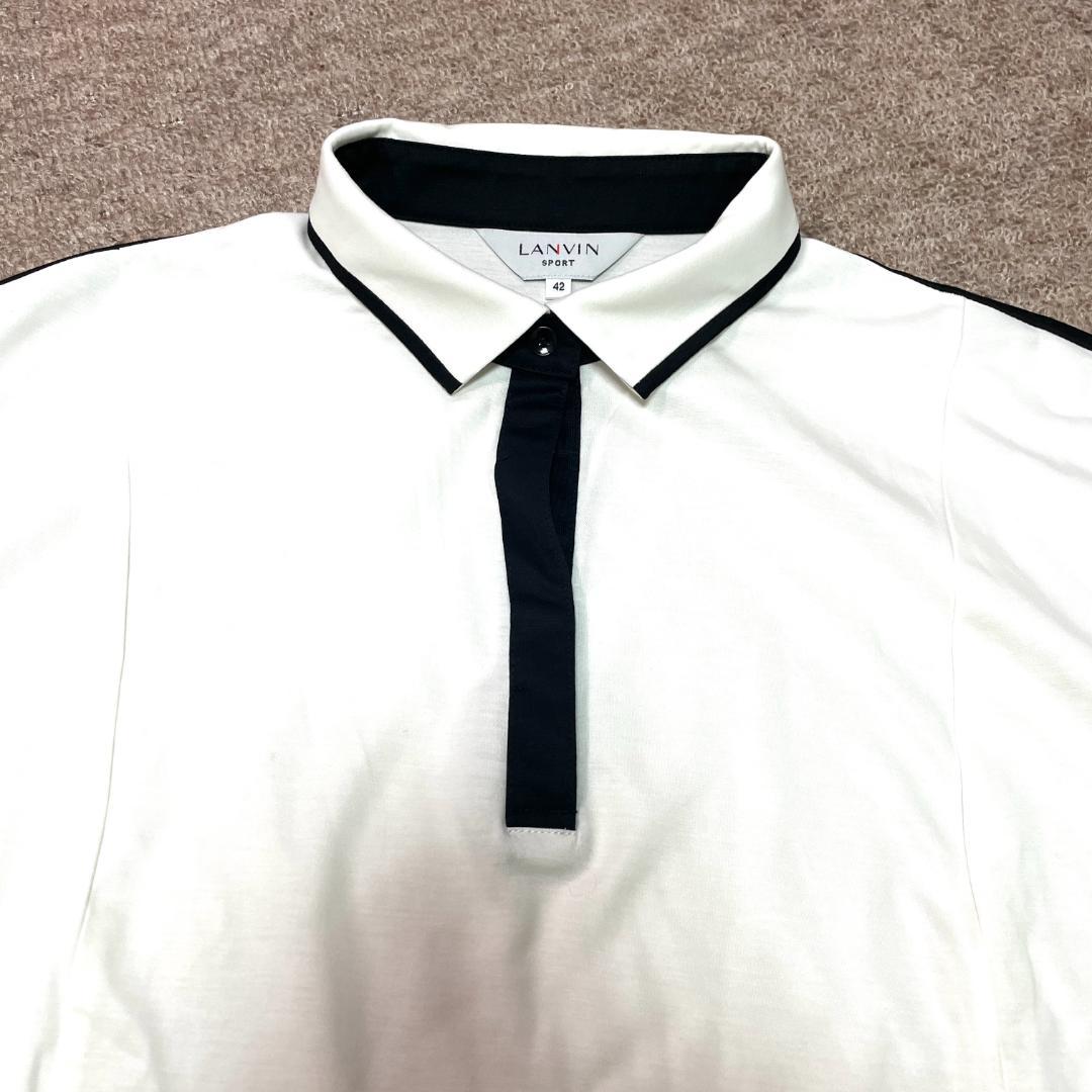 【フォロー割】 美品 ランバンスポール ノースリーブシャツ サイズ42