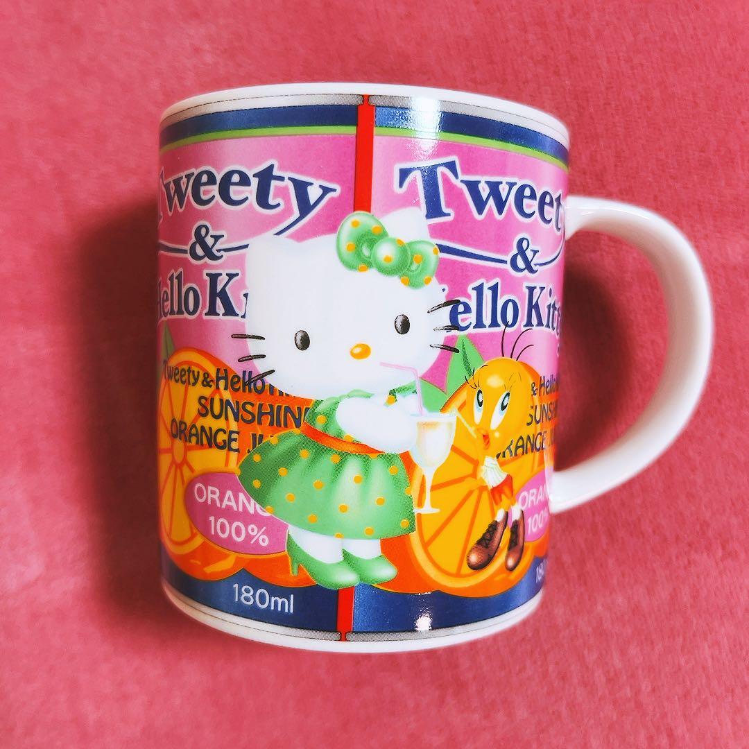 希少レア　ハローキティ　トゥイーティー　マグカップ　2002年製 サンリオ