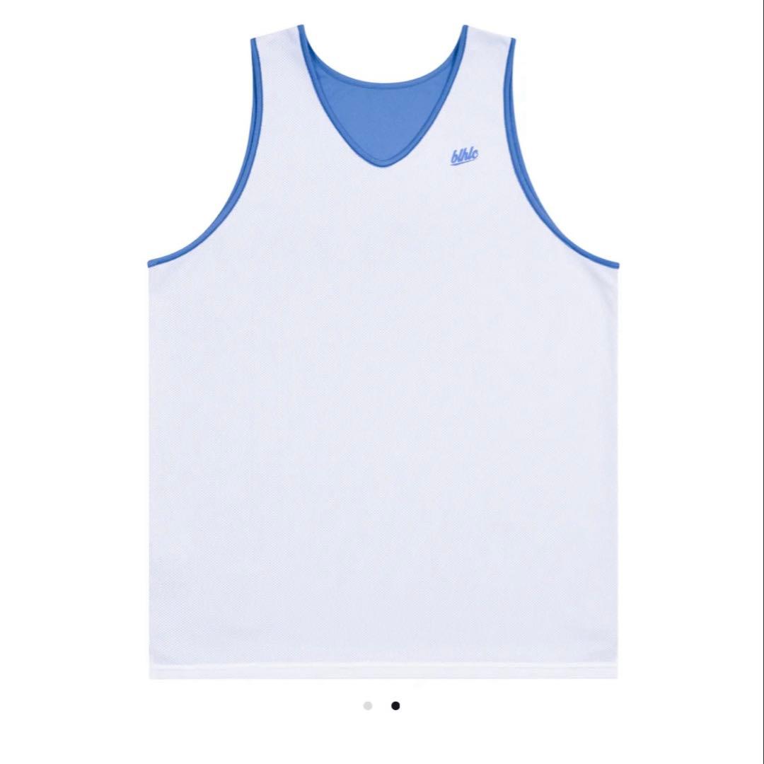 ボーラホリックballaholic ノースリーブ タンクトップ 青 白 3XL