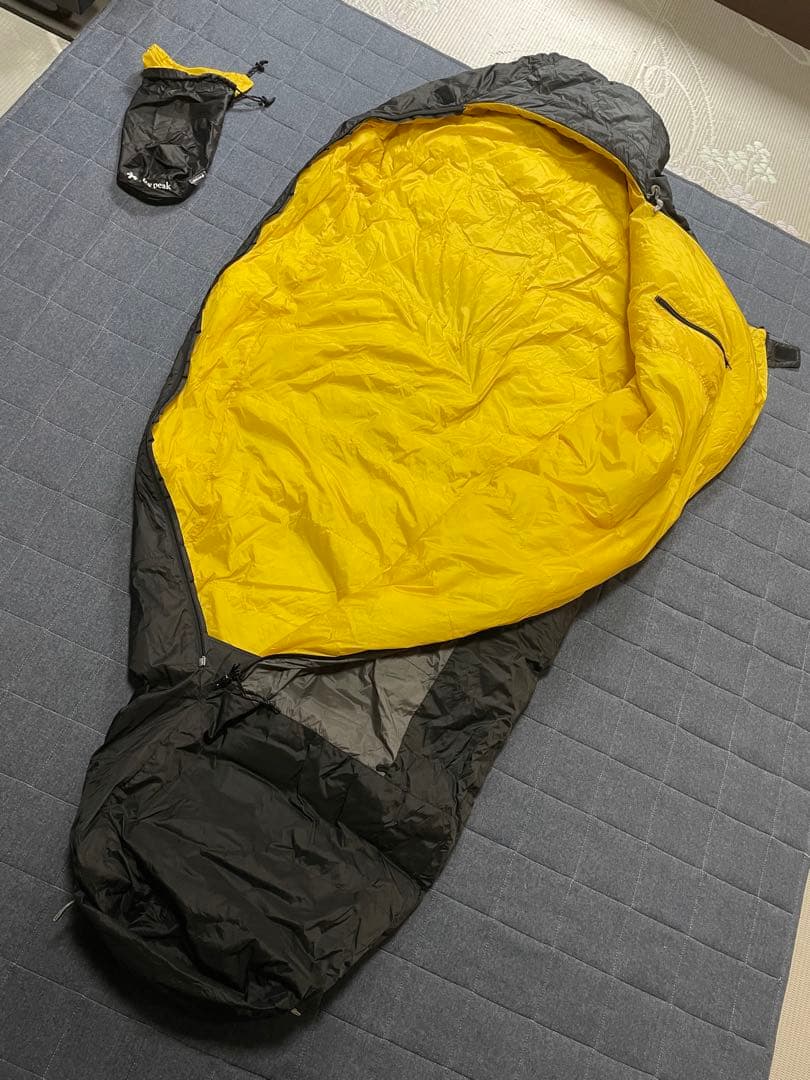  peak ダウンシェラフ バクー200+CAMPマット2.5STセット