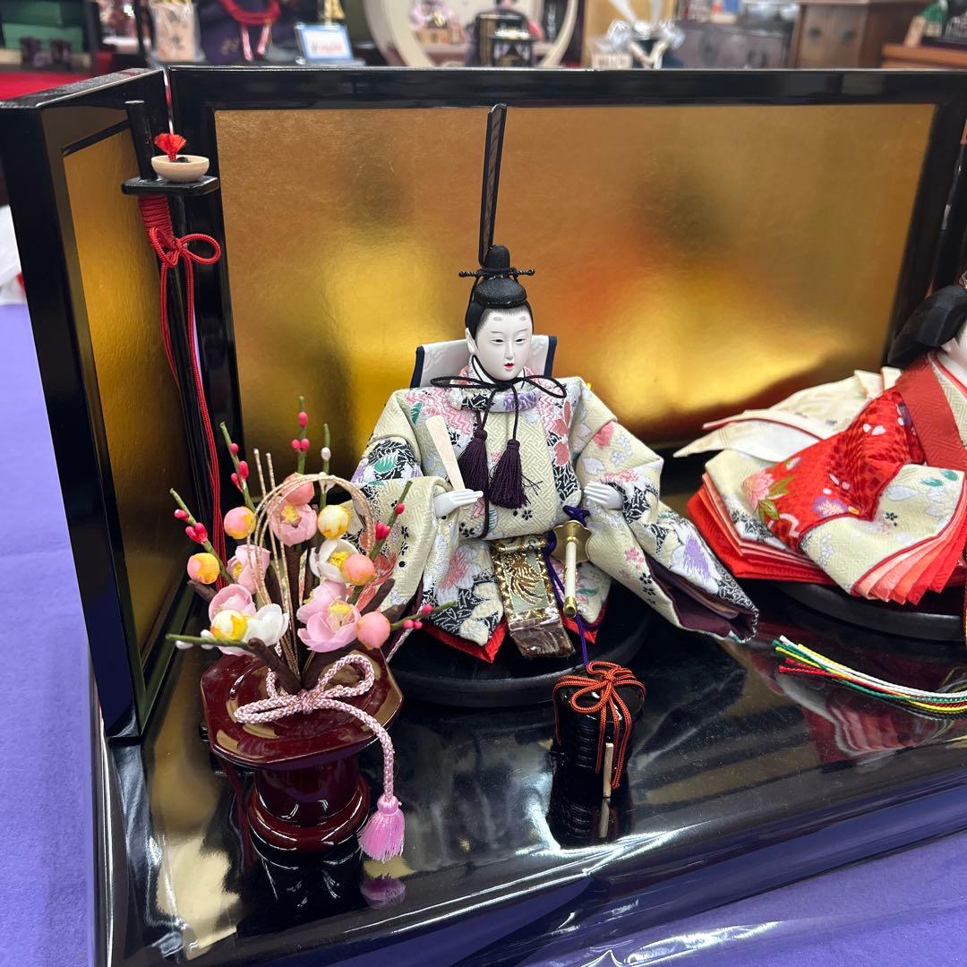 ひな祭り＊コンパクトサイズ親王飾り＊