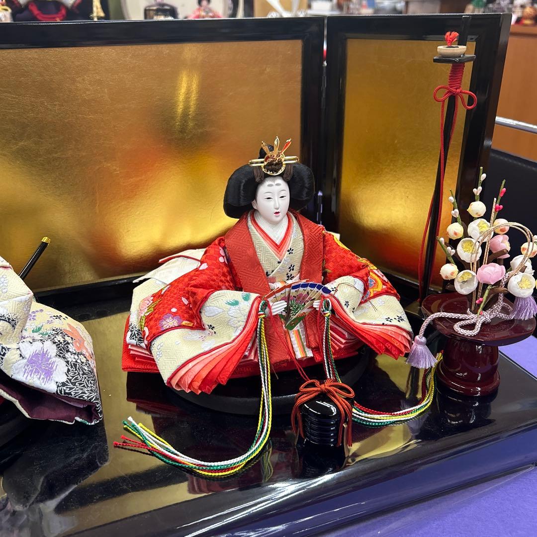 ひな祭り＊コンパクトサイズ親王飾り＊