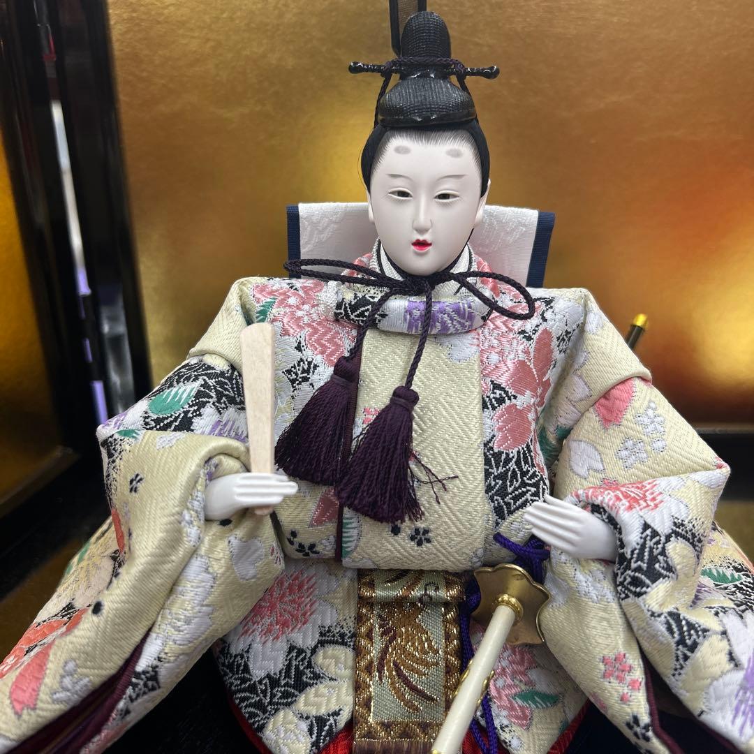 ひな祭り＊コンパクトサイズ親王飾り＊