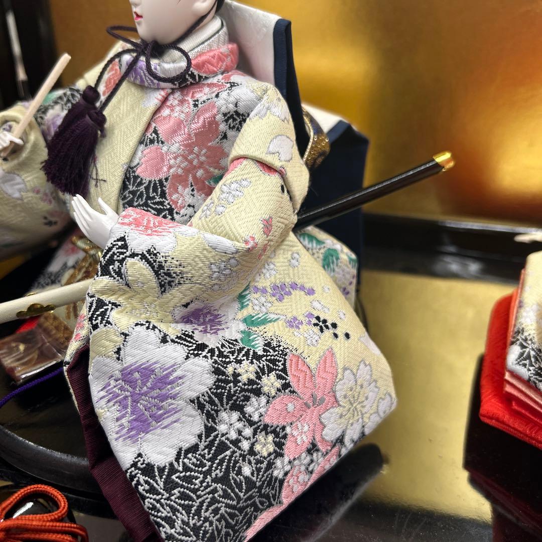 ひな祭り＊コンパクトサイズ親王飾り＊