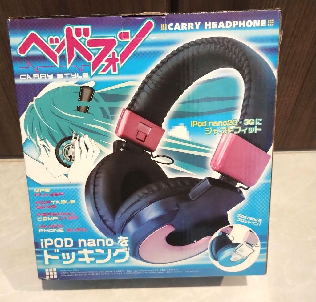 未使用　iPod nano　ヘッドフォン 初音ミク 希少
