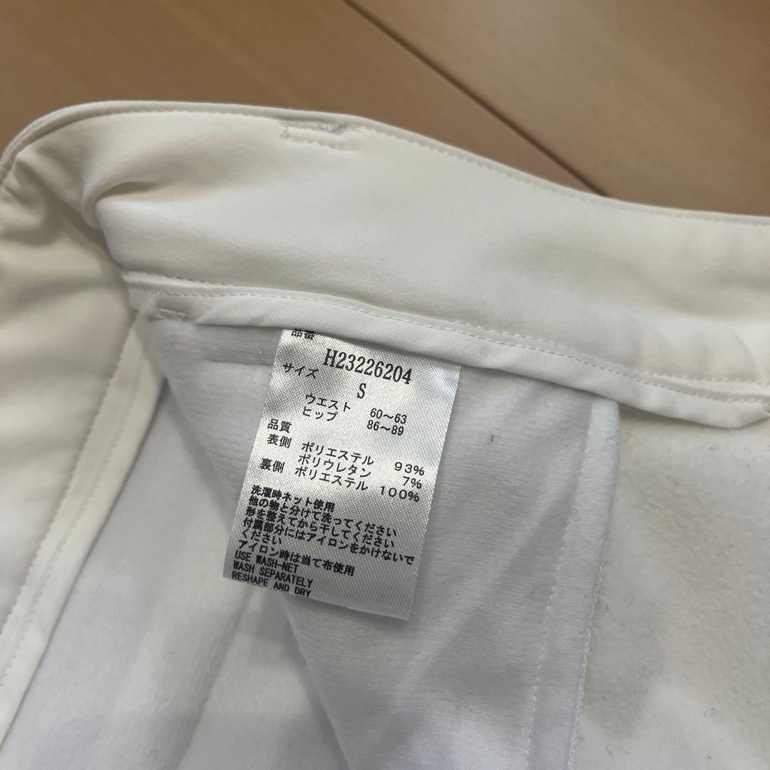 キャロウェイ裏起毛ロングパンツ　ホワイト 白　レディース【S】