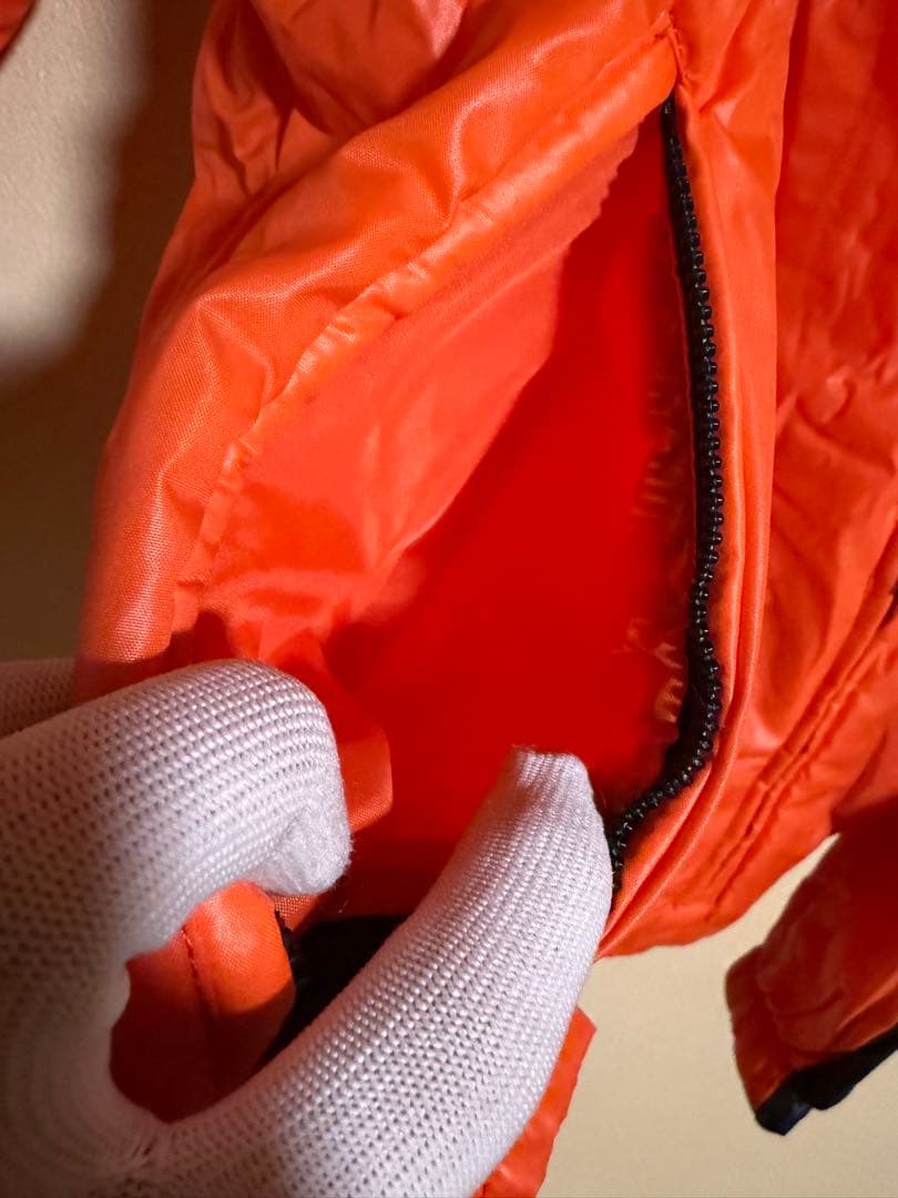 デッドストック 90s PUMA ネオンオレンジ ナイロンシェルスーツ