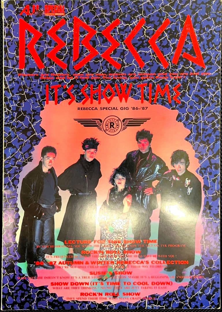 REBECCA ライブパンフ　セット売り 8点　良品