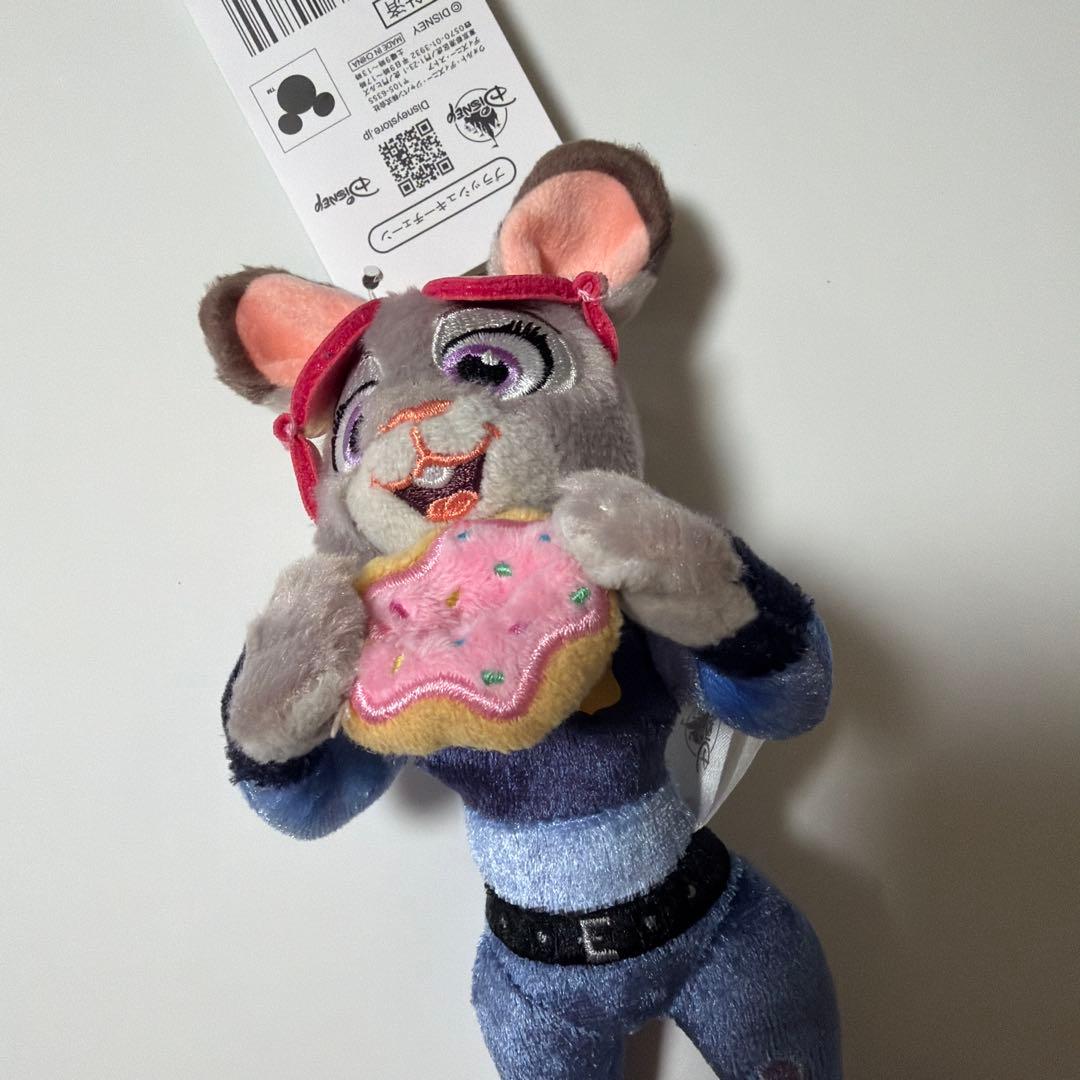 ニック・ワイルドとジュディ・ホップスぬいぐるみキーホルダーキーチェーン2点セット