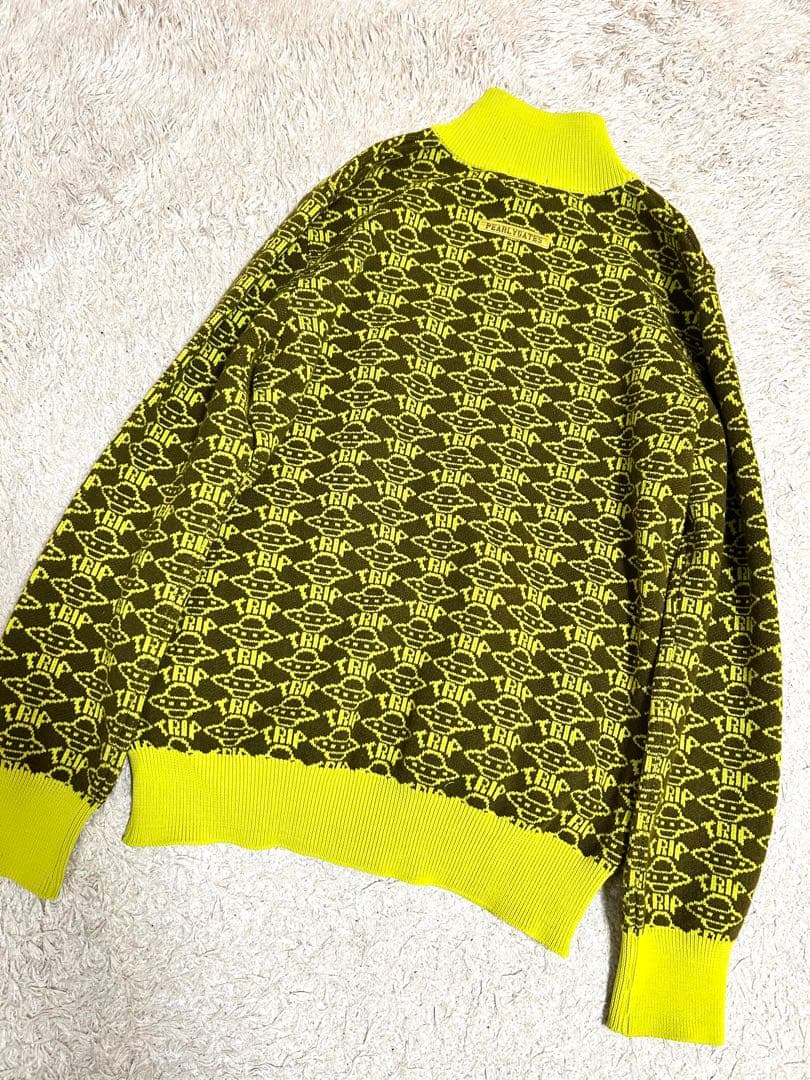 【極美品】パーリーゲイツ ドライバーズニット 総柄 Mサイズ