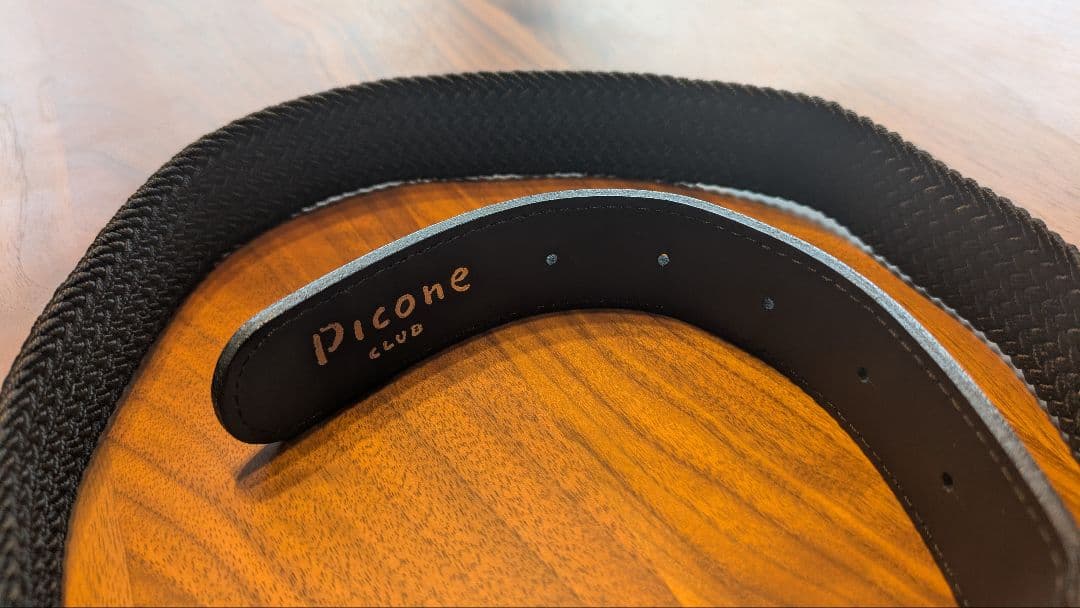Picone Club メンズ ゴルフ ベルト 黒