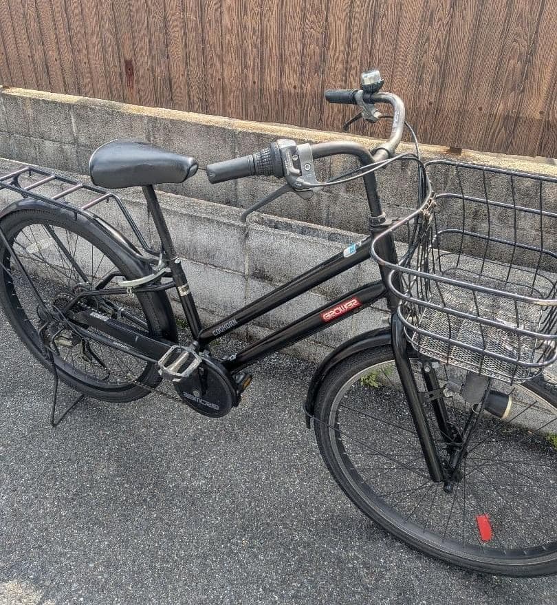 直接取引限定　coghorn26×1.95h安定タイヤ外装6段変速つき中古自転車