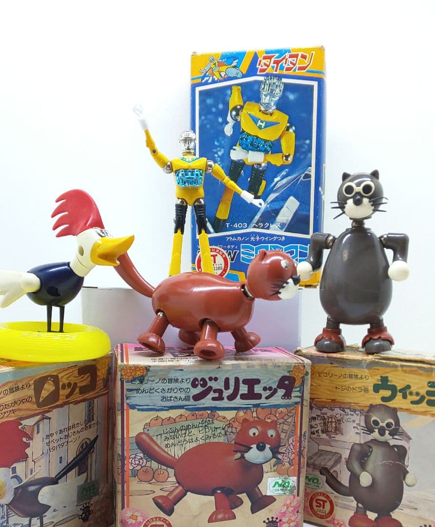 ◎タカラ/マグネモ✨タイタン&ピコリーノ軍団★☆ミクロマン♦️昭和
