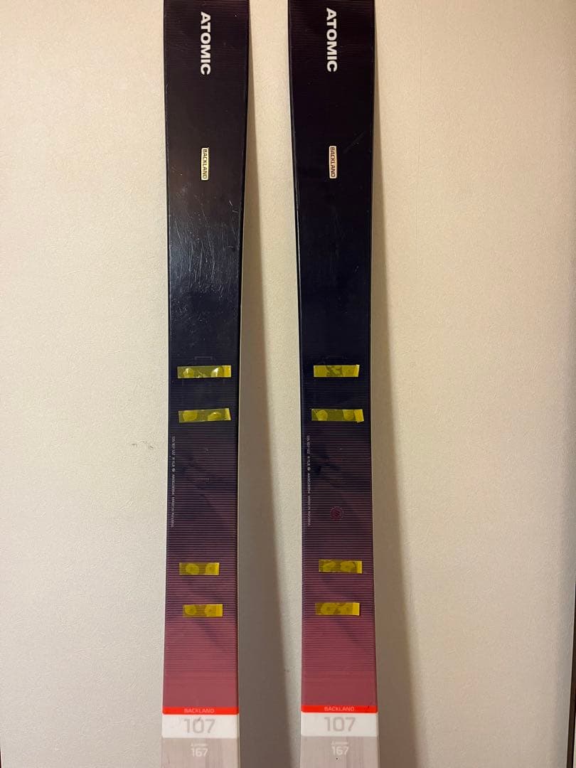 D*A様 Atomic Backland 107 BCスキー板 女性用