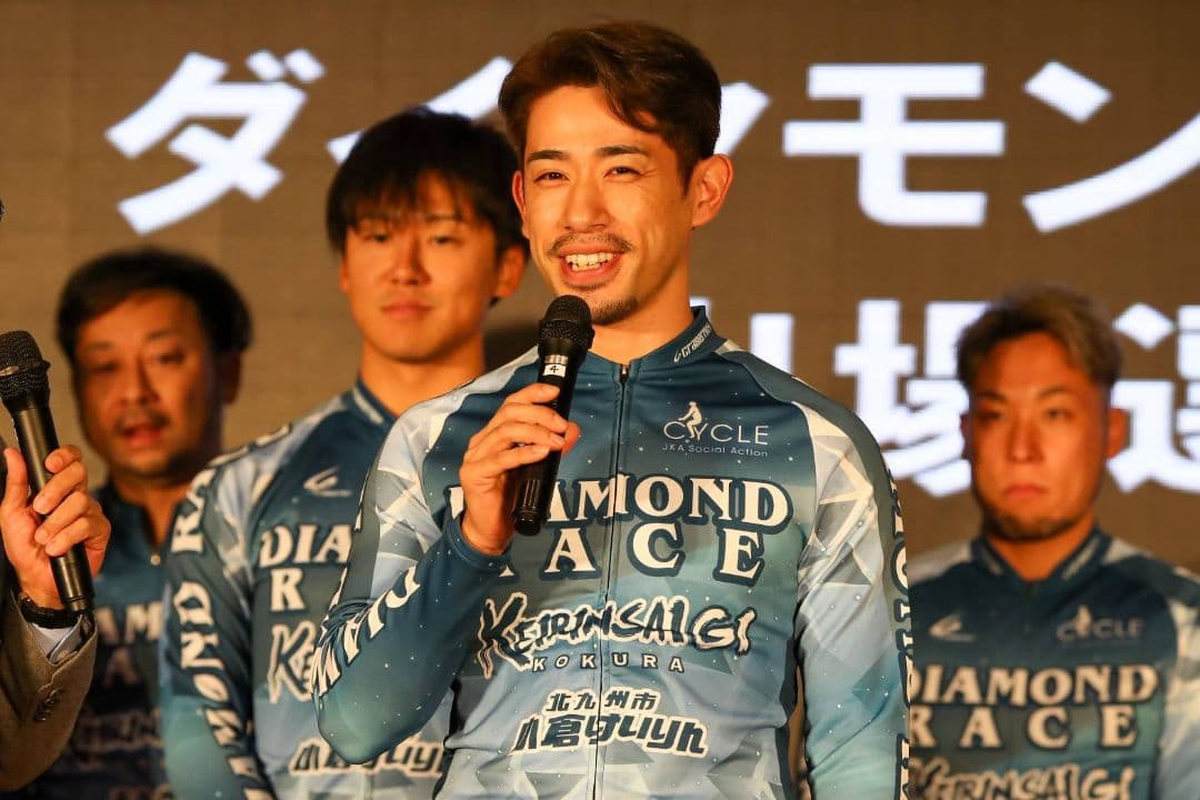 小倉競輪　ダイヤモンド特別紹介ジャージ サイクルジャージ ユニフォーム　Ｌサイズ