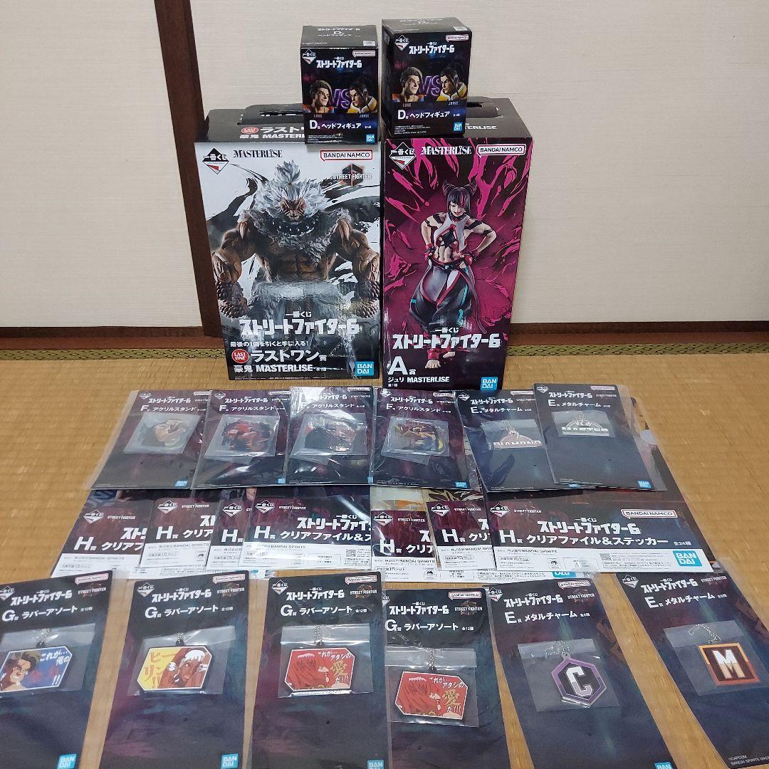 未開封　ストリートファイター6　豪鬼　ジュリ　 フィギュア　22点セット