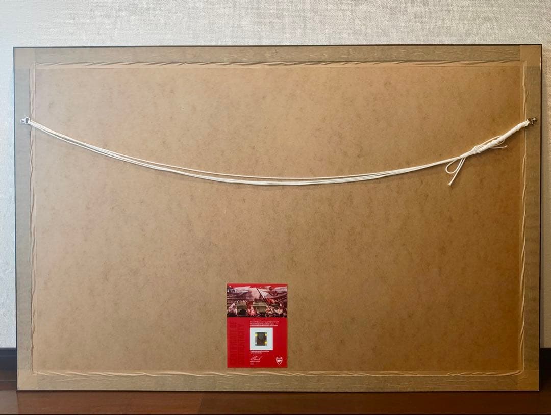 アンリ×ベルカンプ 限定デュアルサイン ユニフォーム 額装 アーセナル公式