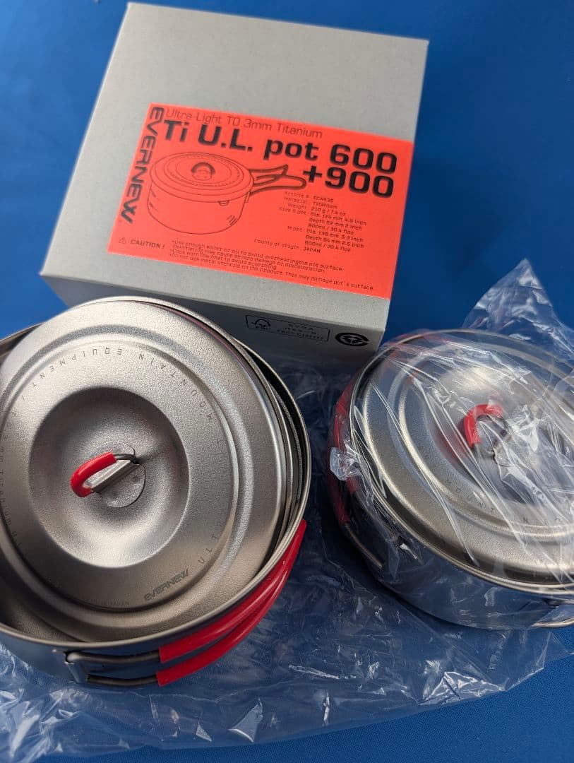 新品 EVERNEW(エバニュー) Ti Pot set 900 600