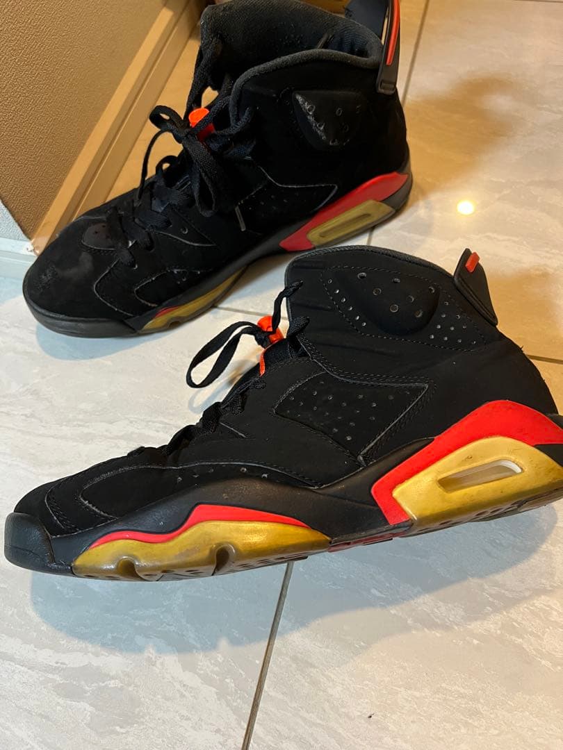 Nike Air Jordan 6 ブラック/オレンジ