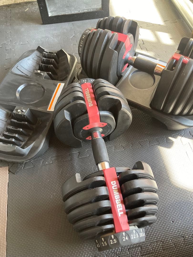 DUMBBELL 可変式ダンベル 24.5kg 2個セット