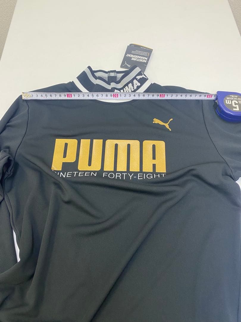 PUMAゴルフウェア セットアップ Sサイズ 黒 上下セット