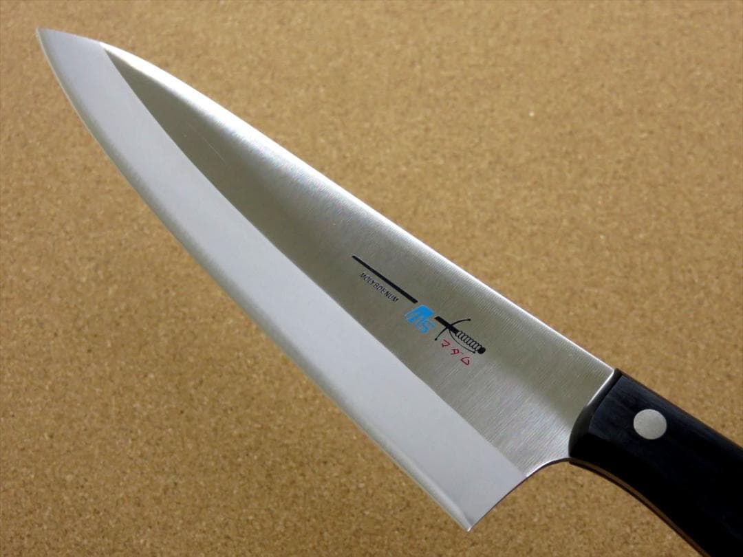 関の刃物 スジ牛刀 200mm クロムモリブデン 肉切り 両刃 万能包丁 洋包丁