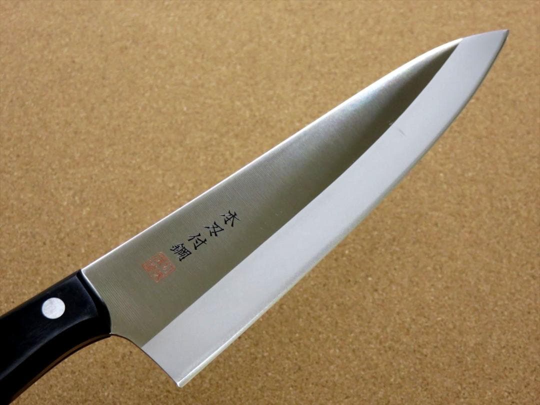 関の刃物 スジ牛刀 200mm クロムモリブデン 肉切り 両刃 万能包丁 洋包丁