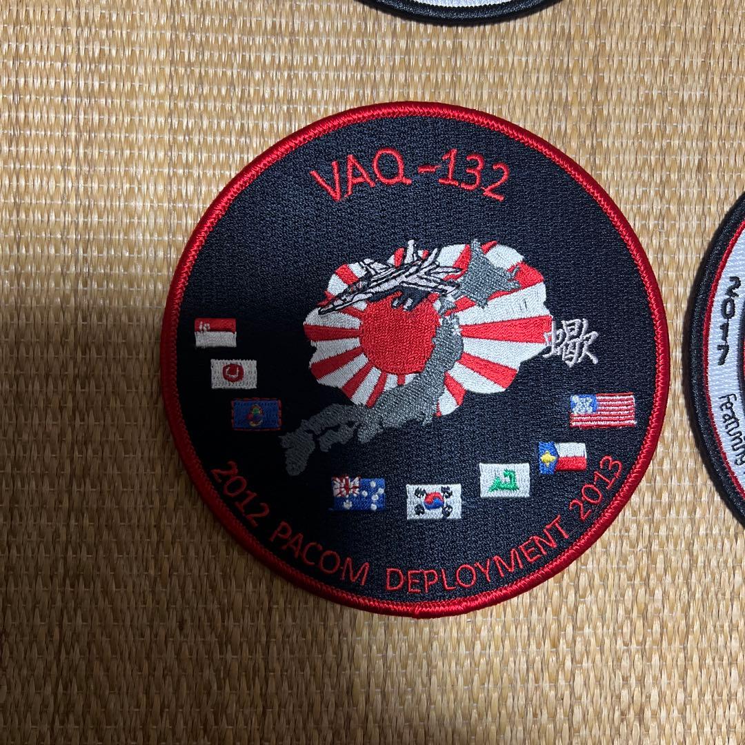 米軍　VAQ-132 スコーピオンズ　ワッペンセット