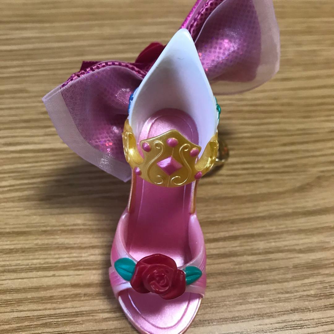 オーロラ姫 キーホルダー キーリング ディズニー プリンセス 靴