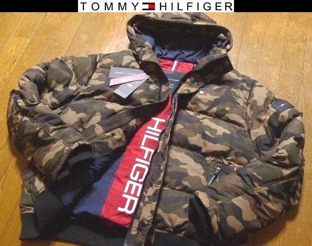 【大きい】2XL3XL日本サイズ位トミーヒルフィガーUSA限定ダウンジャケット