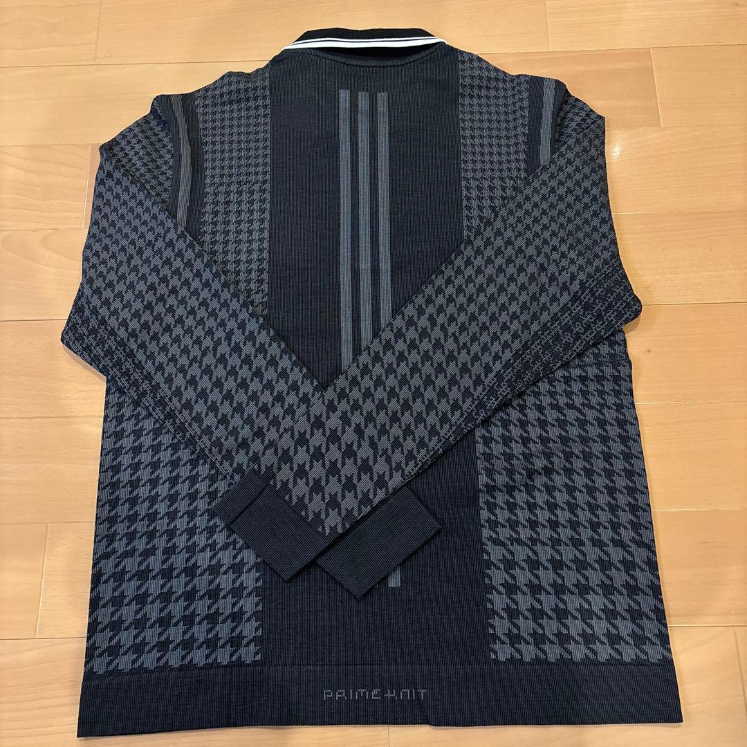 adidas PRIMEKNIT グレー ゴルフシャツ