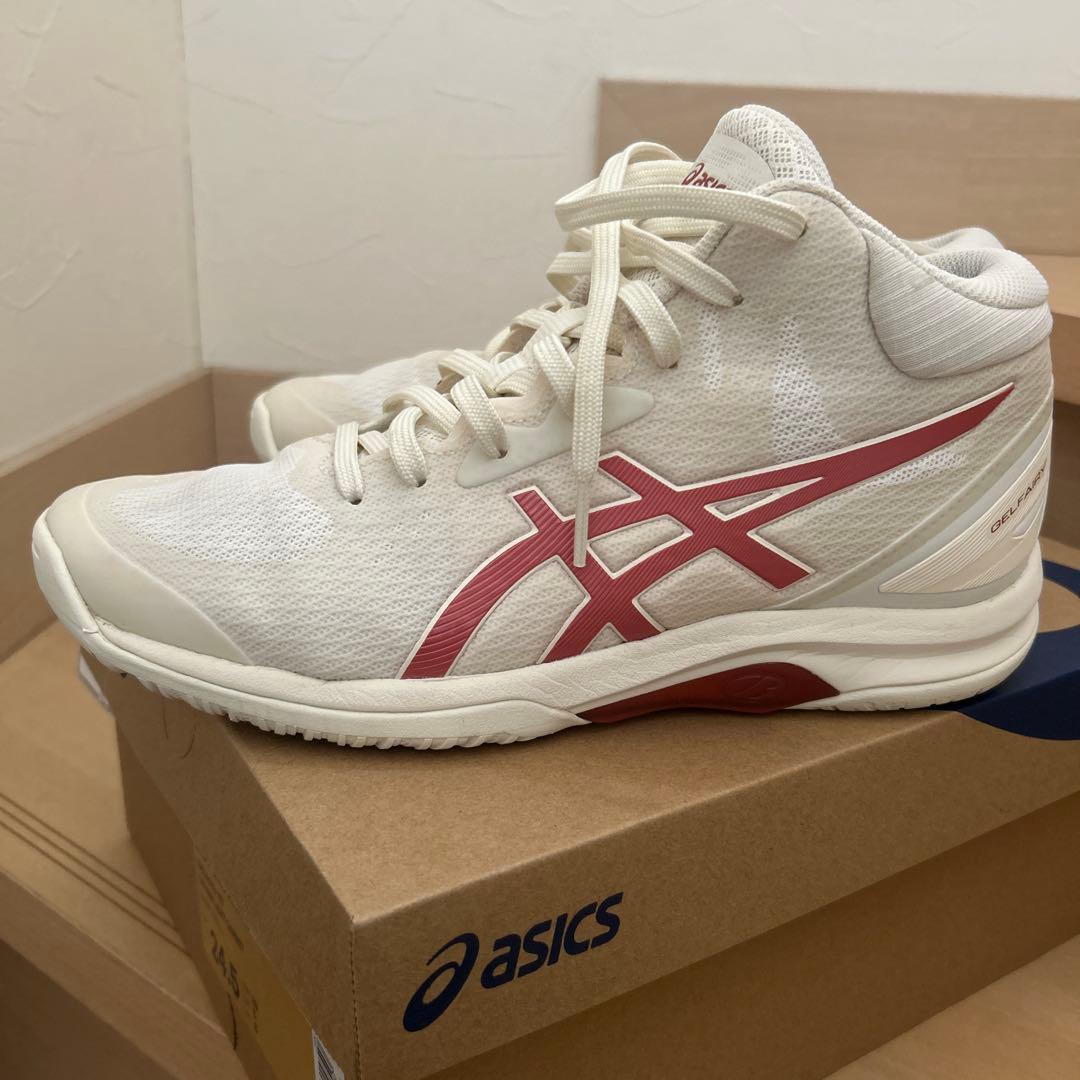 ASICS GELFAIRY9 バスケットシューズ ホワイト/レッド