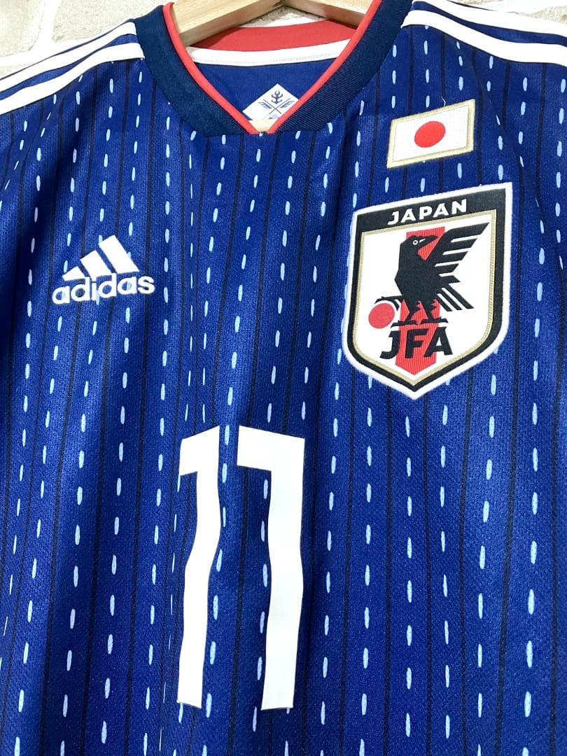 【早い者勝ち✨】アディダス 三浦知良 日本代表 ユニフォーム S サムライブルー