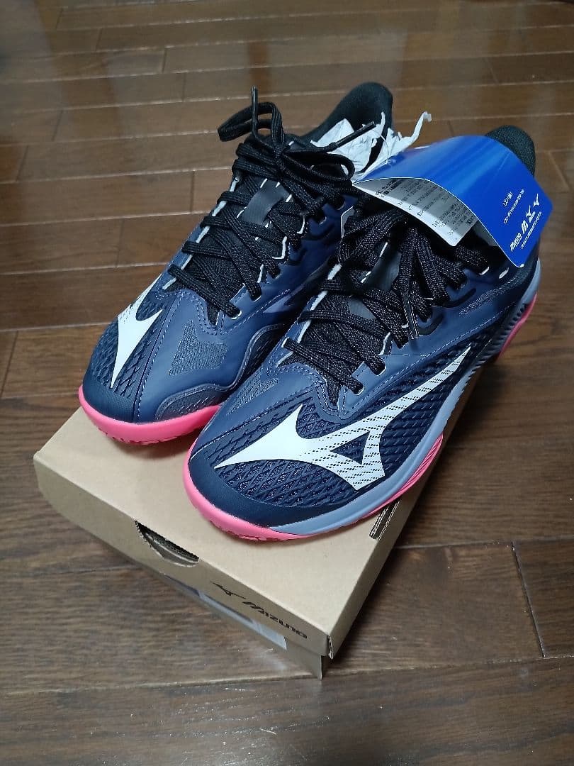 【新品 未使用】22.5cm MIZUNO(ミズノ) ウエーブエクシード6 OC