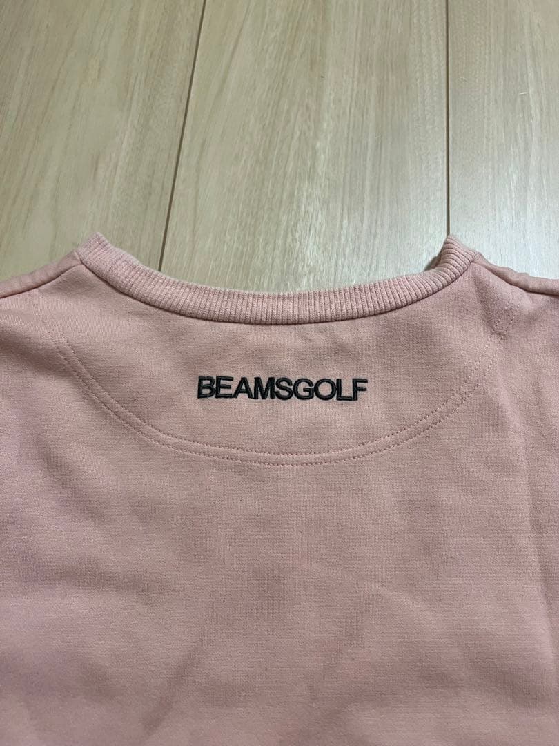 BEAMS GOLF ピンク ロゴ　トレーナー　ビームス　ゴルフ