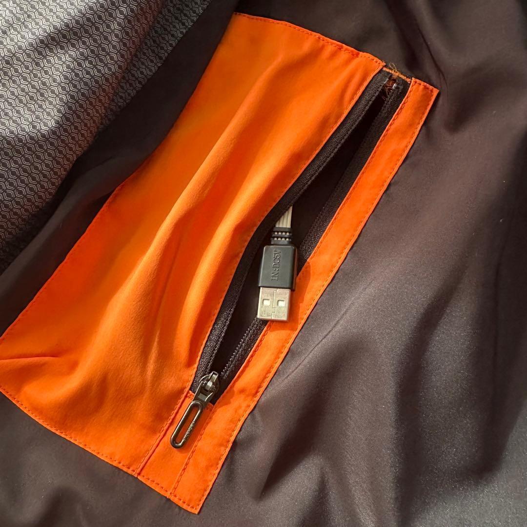 デサントゴルフ モバイルサーモ 中わたジャケット メンズ L 電熱 ブルゾン