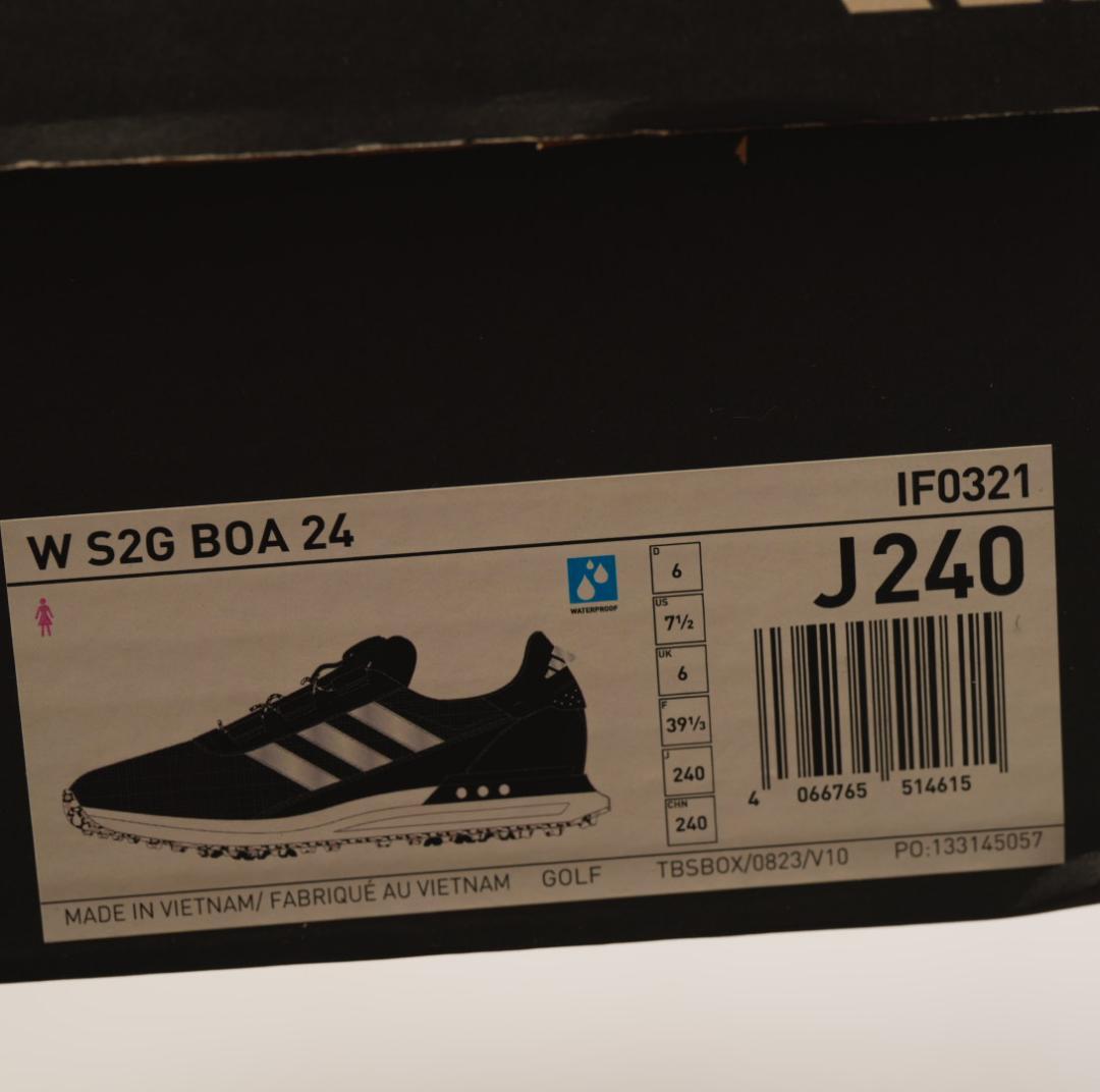 タグ付未使用品 adidas S2G BOA 24 Golf ゴルフシューズ