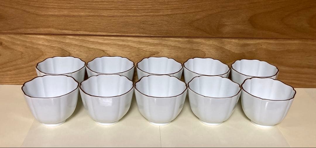 辻製 渕錆太白 六方割り小鉢 10客揃