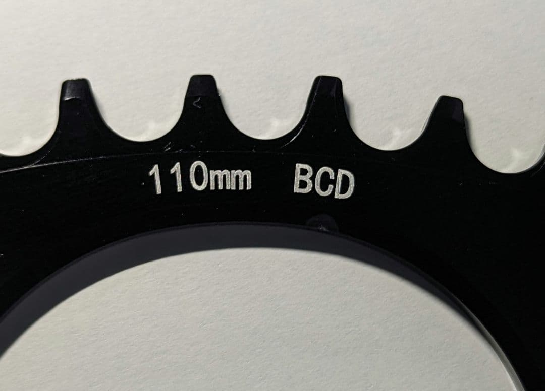wuzei PCD 110mm(5アーム) ナローワイドチェーンリング 60T
