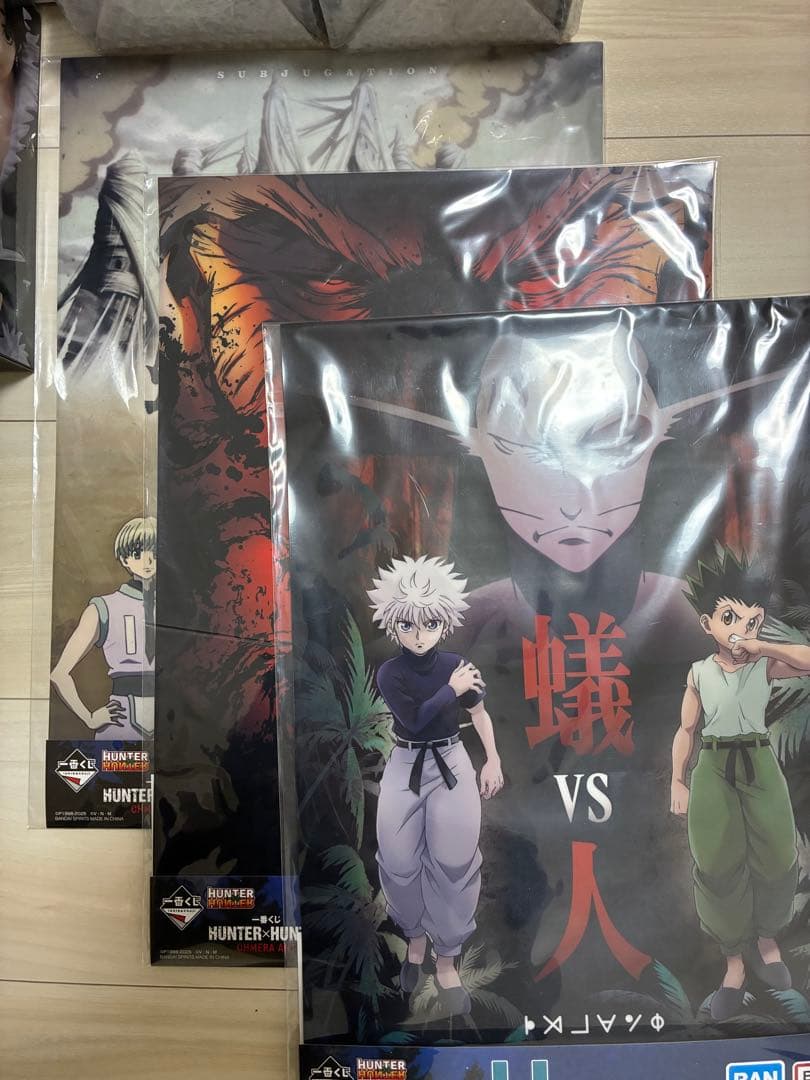 HUNTER×HUNTER フィギュア クリアポスター まとめ売り