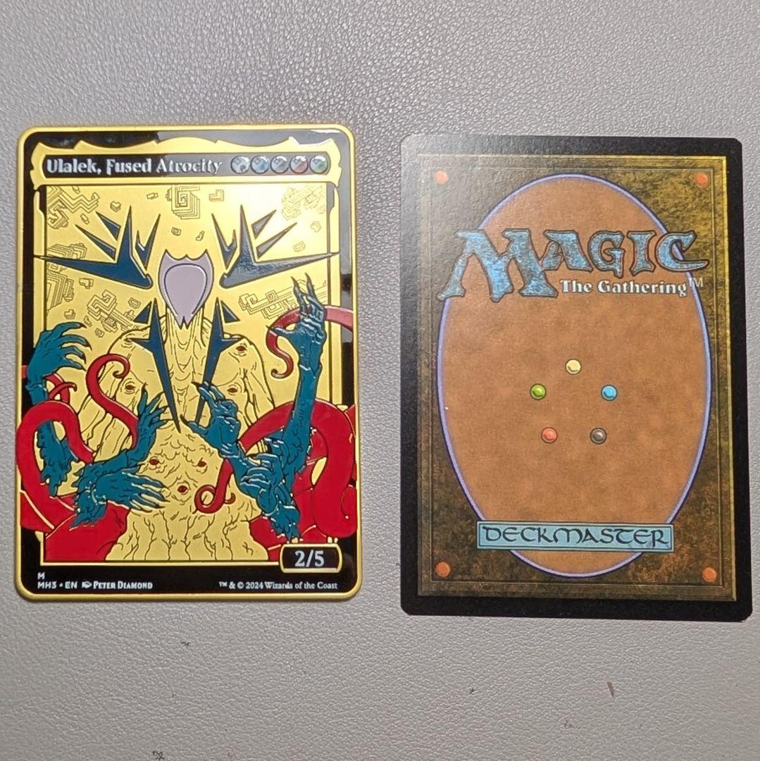 【未使用】MTG　Pinfinity　法務官の声、アトラクサ　提示用　金属製