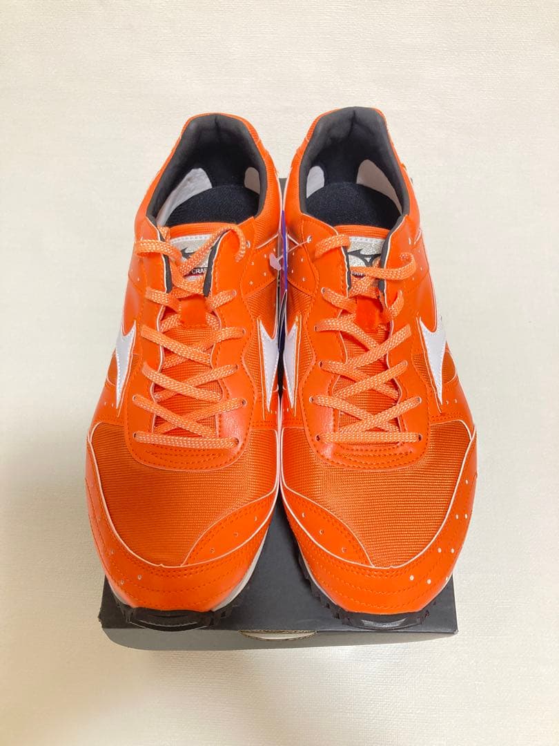 MIZUNO ミズノ ビルトトレーナー2 ランニングシューズ オレンジ×ホワイト