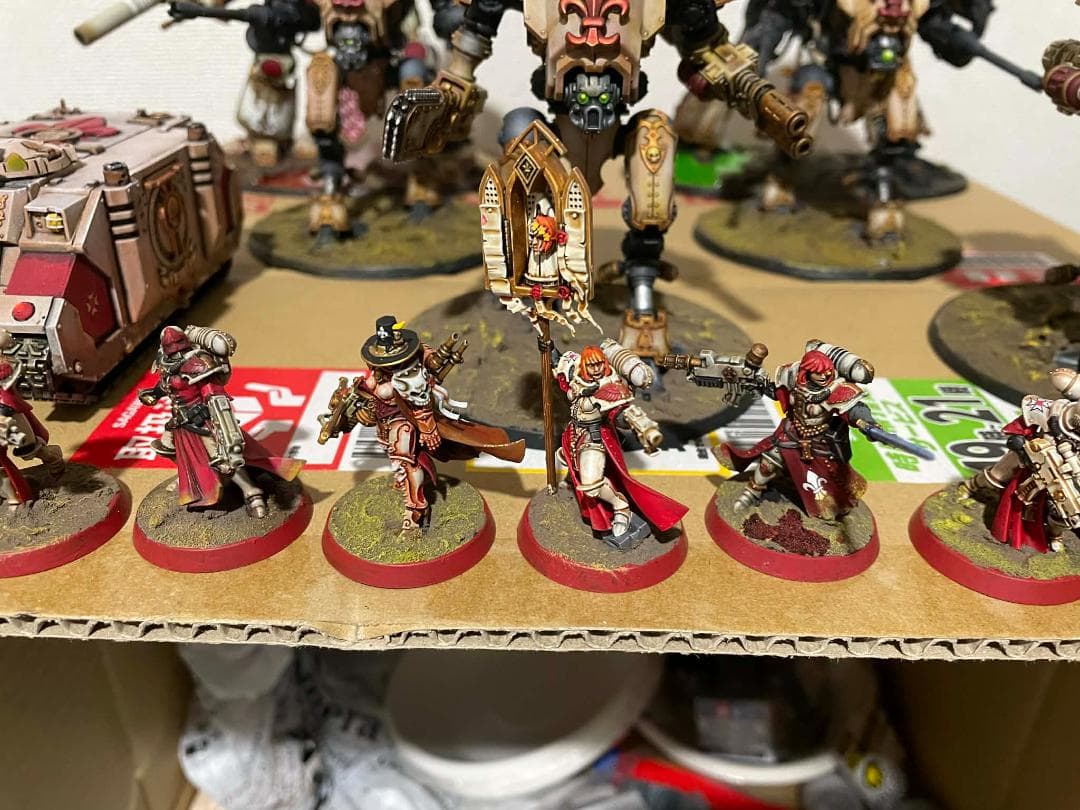 ウォーハンマー40K インペリアルナイト＋グレイファクス軍 塗装済