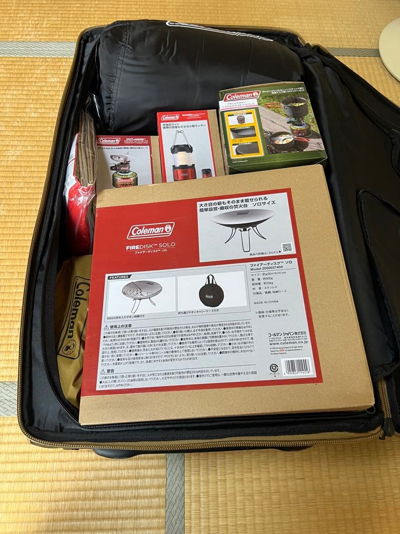 【新品未使用】Coleman ソロキャンプスタートパッケージ